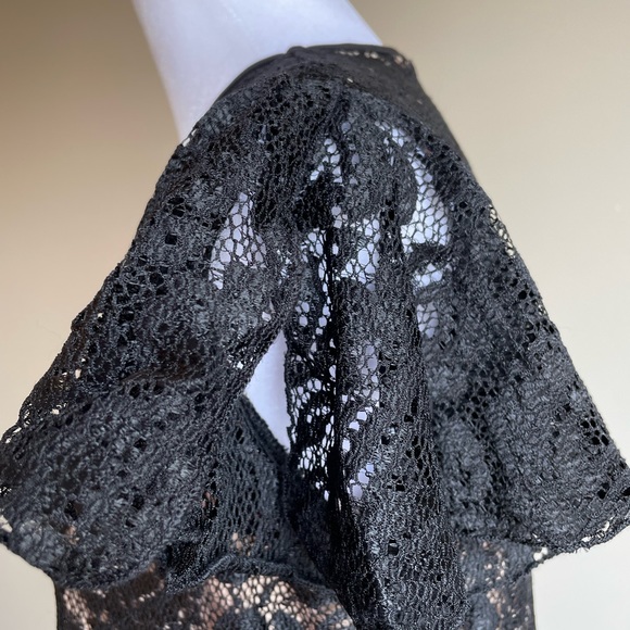 Tiana B. Short Sleeve Lace Overlay Dress - Picture 9 of 10